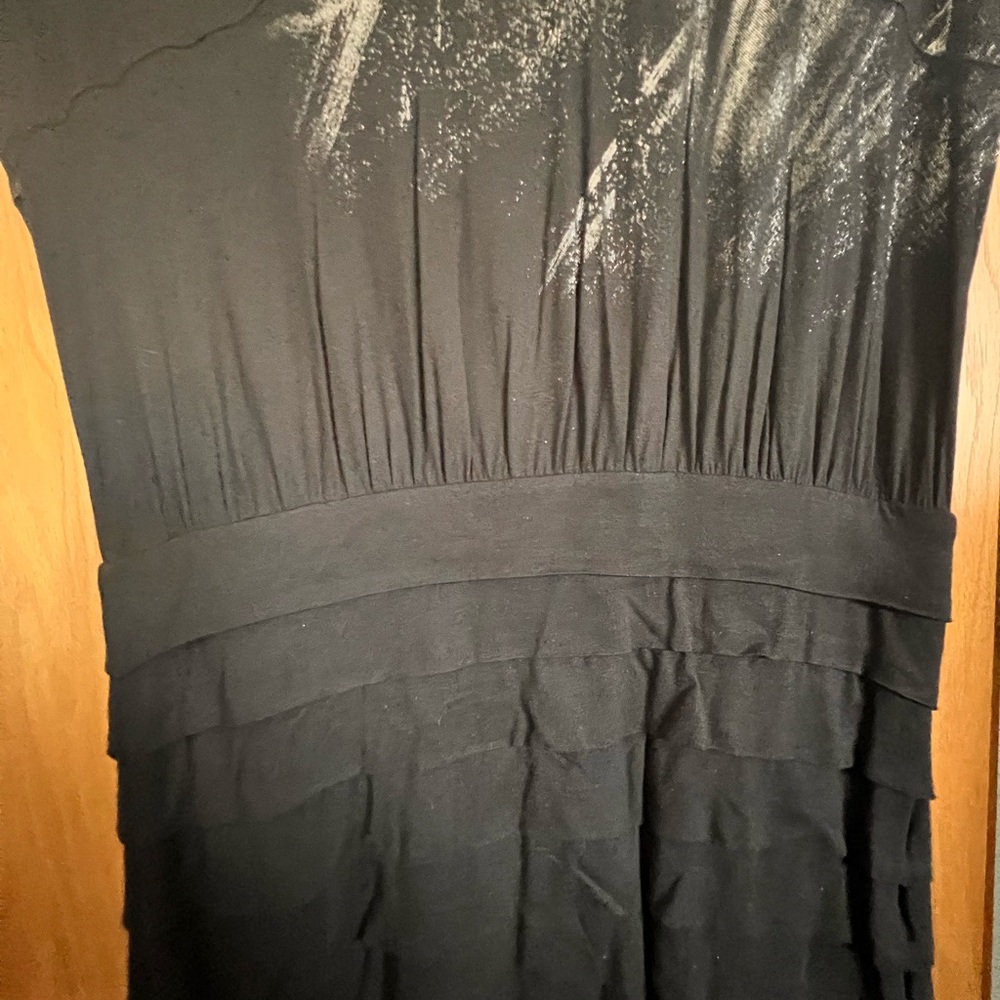 Guess Elegant Black Tiered Dress